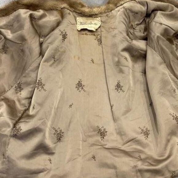 Vintage Miller Bros. Chattanooga Real Fur Coat – Mid-Century Elegance, Size M - Picture 2 of 7